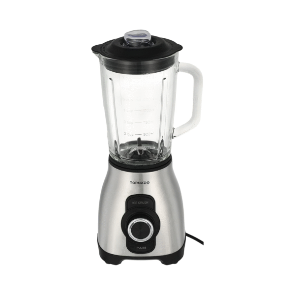 TORNADO Electric Blender 800 Watt 1.75 Liter 5 Speeds Silver BL-800T