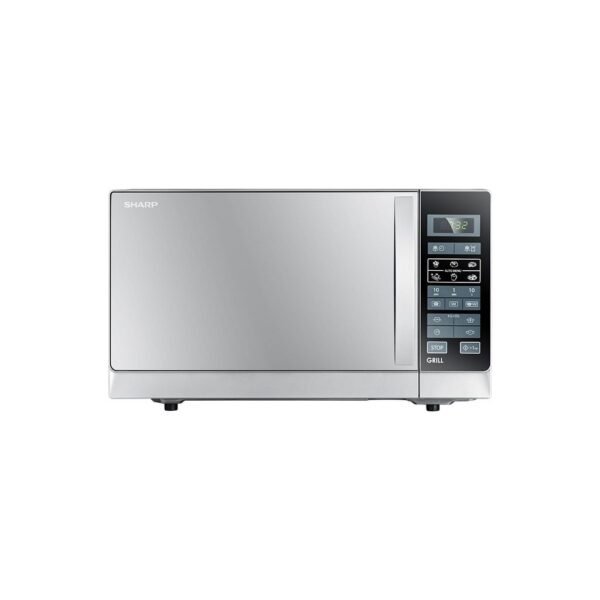 SHARP Microwave Grill 25 Liter 900 Watt 6 Menus Silver