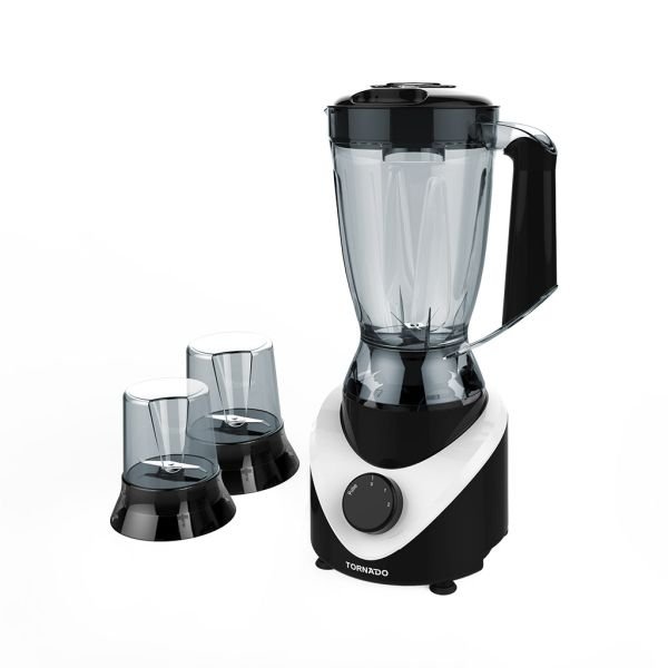 TORNADO Electric Blender 500 Watt 1.5 Liter 2 Mills