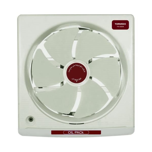 TORNADO Kitchen Ventilating Fan 20 cm Oil Drawer Creamy