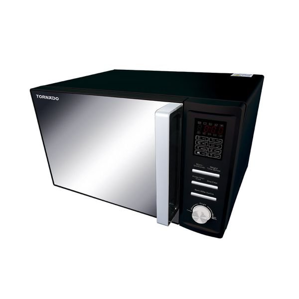 TORNADO Microwave Grill 36 Liter 1000 Watt 8 Menus Black