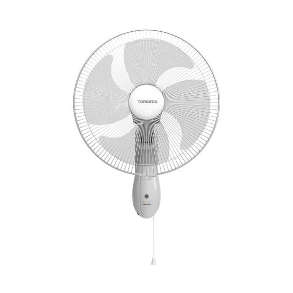 TORNADO Wall Fan 16 Inch 4 Blades White